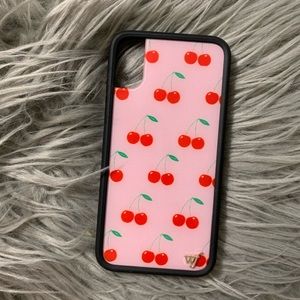 Wildflower iPhone X/XS Pink Cherries Case